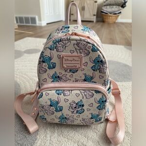 Disney Parks Loungefly Angel and Stitch backpack